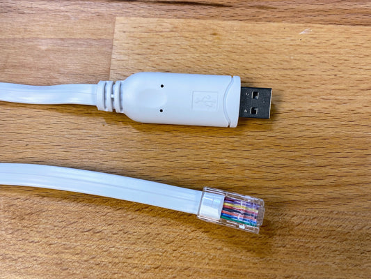 Console Cable 6ft USB A to RJ45 (Cisco compatible)